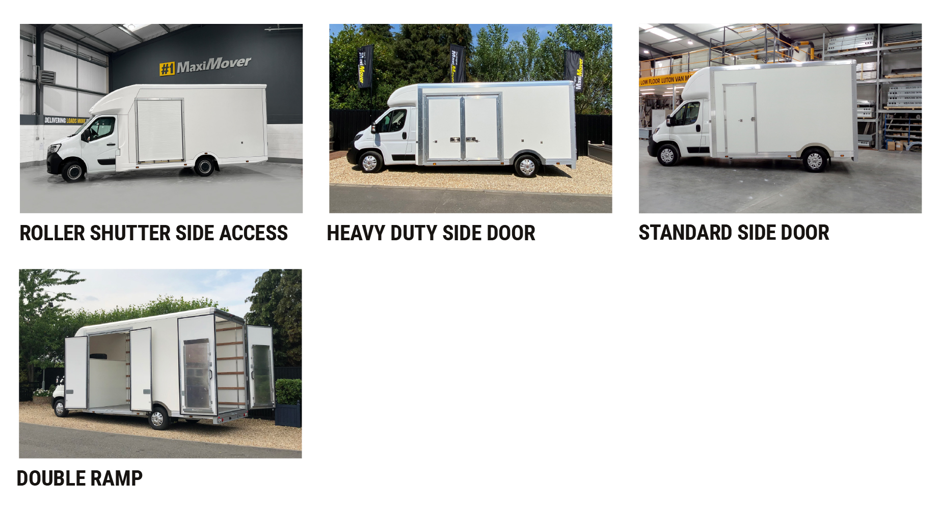 Bespoke Low Loader vans for the Courier and Logistics industries