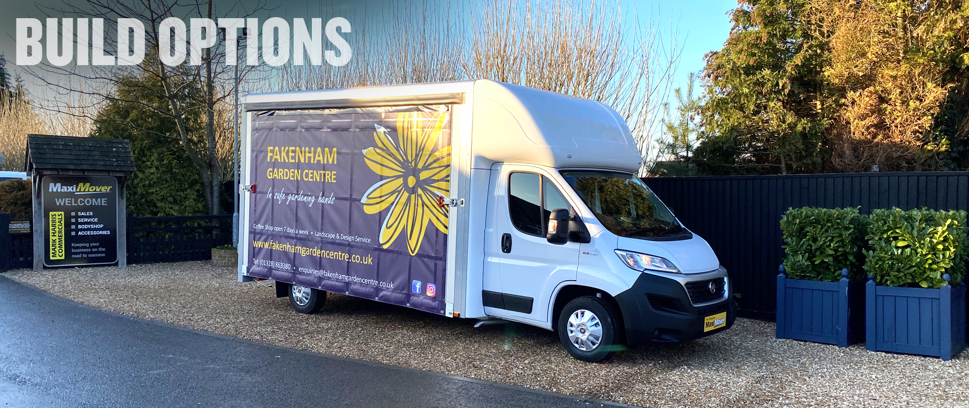 Low Loader Delivery Vans for Garden Centres & Nurseries