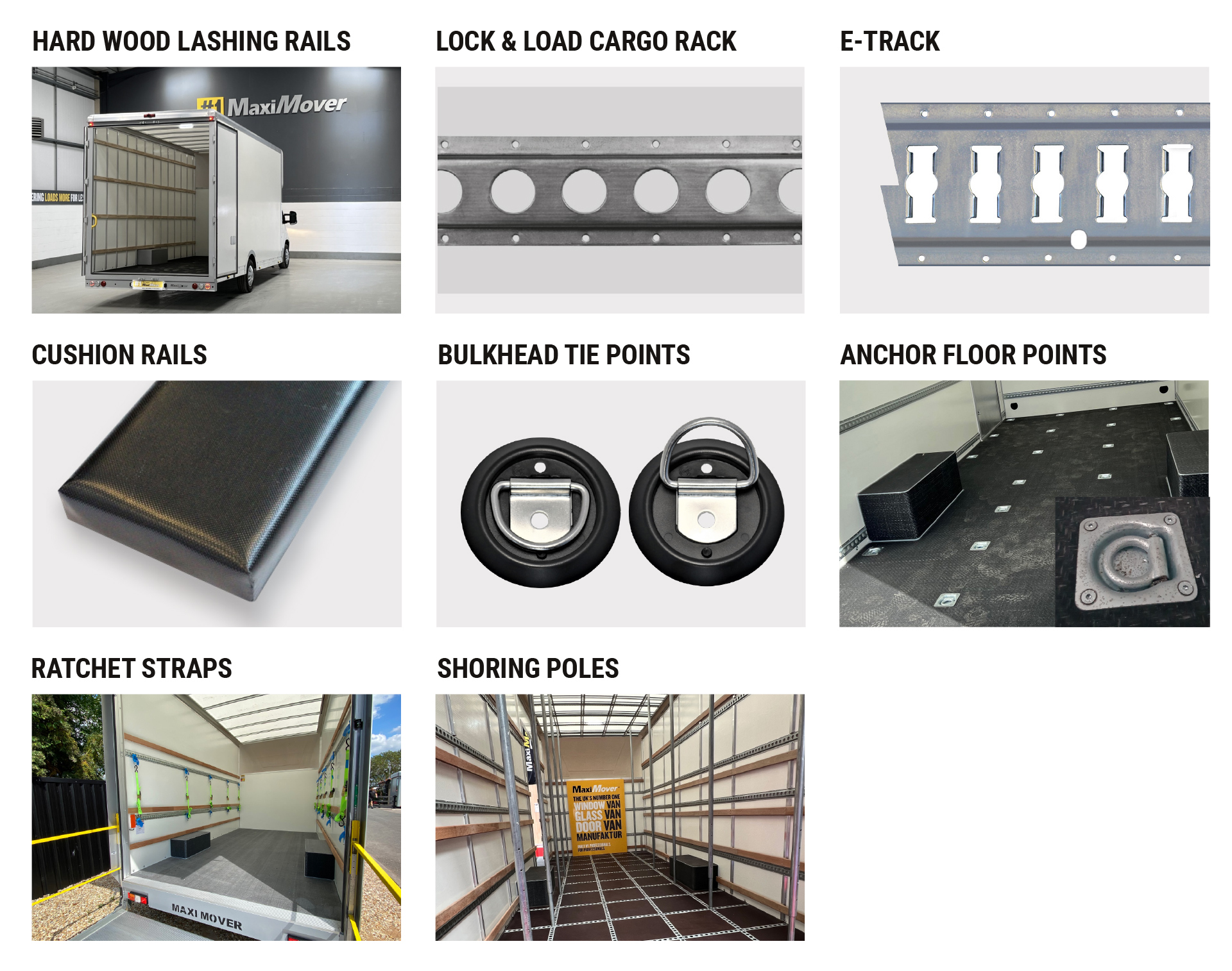 Low Loader Van Load Restraint Options for Removals Companies