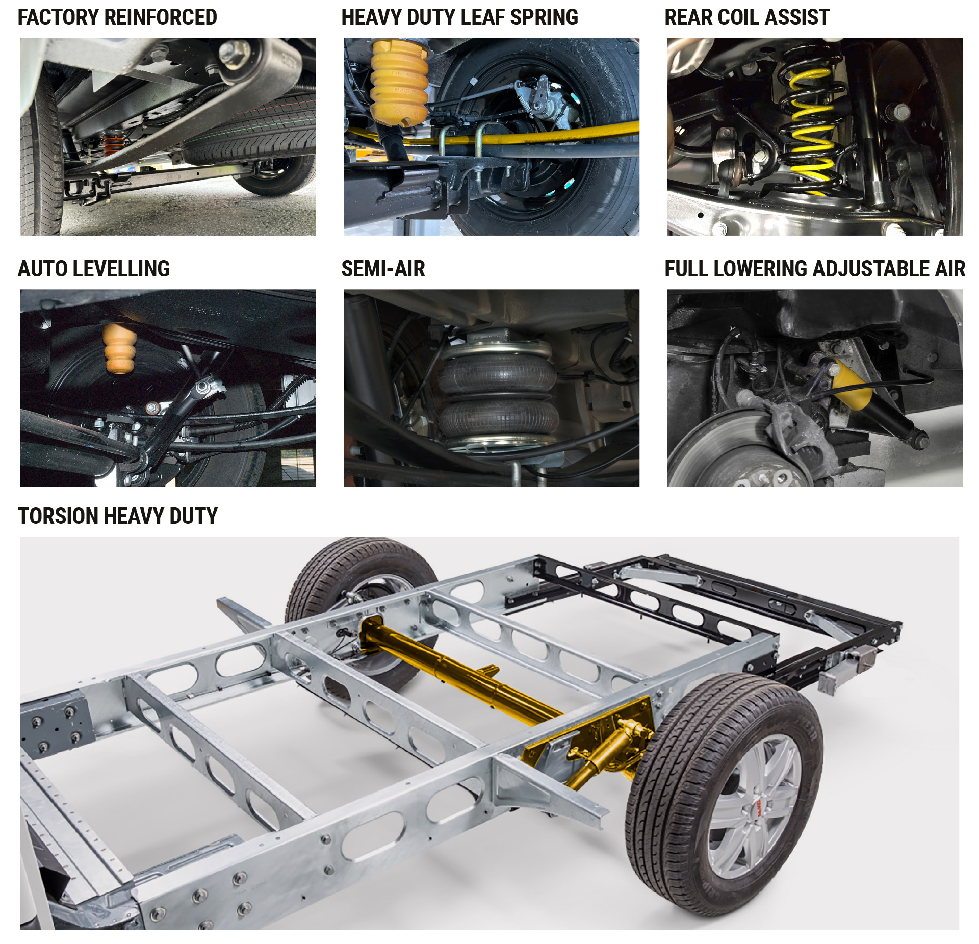 Maxi Mover Low Loader Vans With a Unique Range of Suspension Options