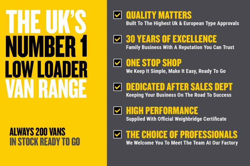 THE BEST LOW LOADER LUTON VAN RANGE EVER MADE