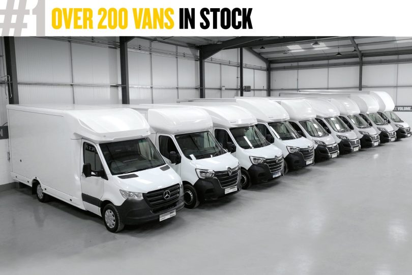 THE UK’S LARGEST RANGE OF LOW LOADER VANS FOR SALE