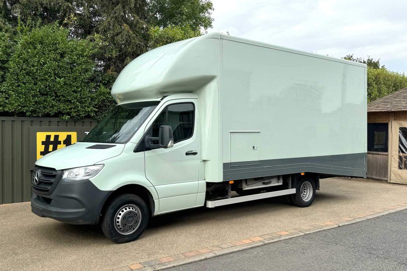 Maxi Mover Used Car Transporter Luton Van with loading ramp