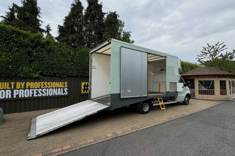 Maxi Mover Used Car Transporter Luton Van with loading ramp